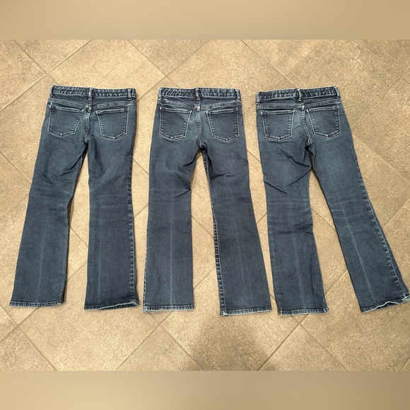 Girl’s GAP Regular Stretch Bootcut Jeans (3 pair) in Size 8 - Picture 2 of 4